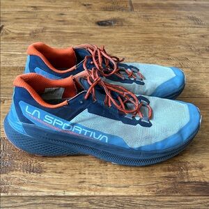 La Sportiva Prodigio Mountain Trail Running Shoes Stone Blue Moonlight Size 9